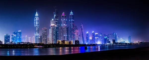 Dubai Marina paysage urbain, Émirats arabes unis — Photo