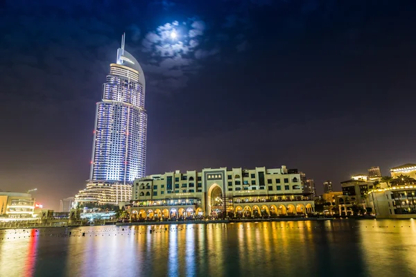 Dirección Hotel en el centro de Dubai — Foto de Stock