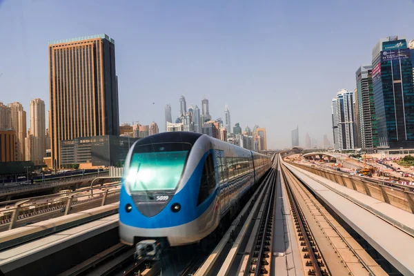 두바이 마리나 지하철 역, 아랍 에미리트 — 스톡 사진