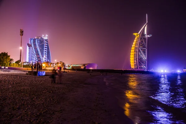 Burj al arab ist ein luxuriöses 5 Sterne Hotel — Stockfoto