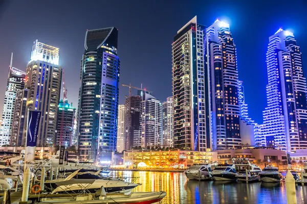 Dubai marina stadsbilden, Förenade Arabemiraten — Stockfoto