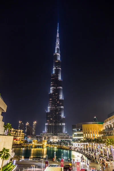 Visa på burj khalifa — Stockfoto