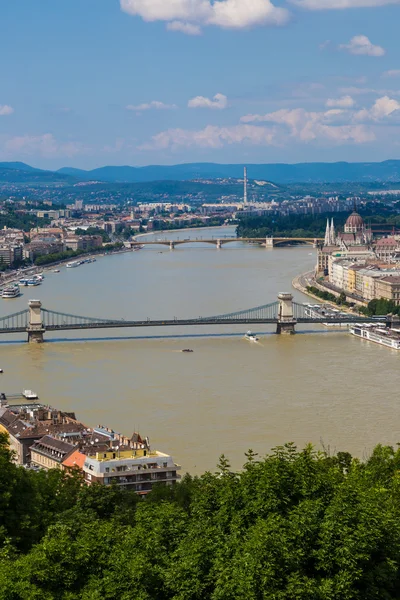 View of a building of the Hungarian parliament — Stock Photo, Image