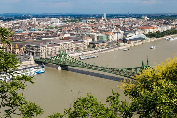 Liberty Bridge in Budapest. — Stock Photo, Image