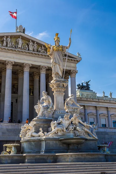 Edificio del Parlamento austriaco — Foto de Stock