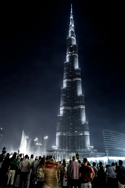 Vista sobre Burj Khalifa, Dubai, Emirados Árabes Unidos — Fotografia de Stock