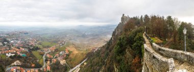 San Marino Rocca della Guaita kalede kış günü