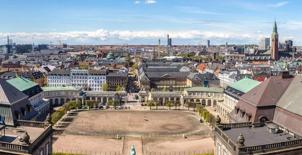 Повітряний Вид Копенгаген Данія Сонячний День — стокове фото