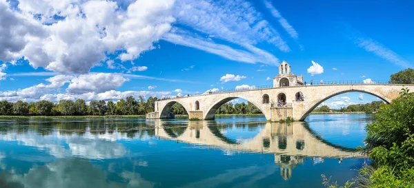 Ponte Saint Benezet Avignon Belo Dia Verão França — Fotografia de Stock