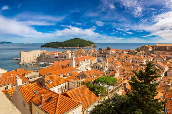 Ciudad Vieja Dubrovnik Hermoso Día Verano Croacia — Foto de Stock