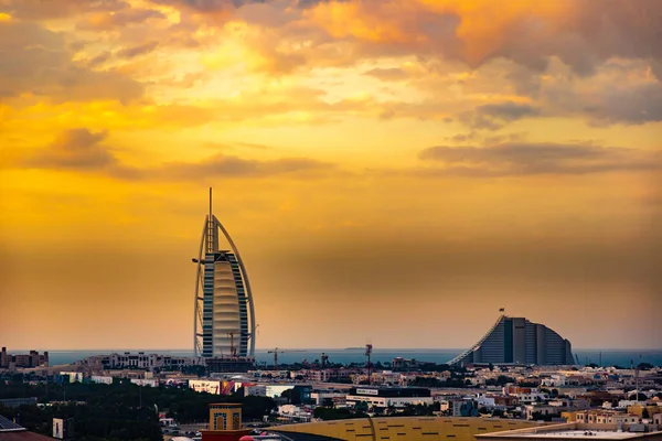 Dubai Emirati Arabi Uniti Aprile 2020 Vista Panoramica Del Burj — Foto Stock
