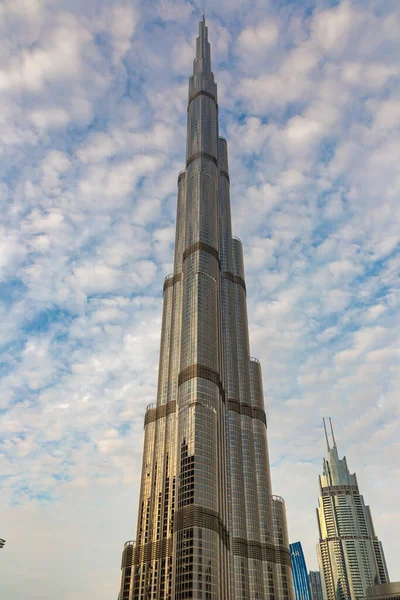 Dubai Emiratos Árabes Unidos Abril 2020 Torre Burj Khalifa Atardecer — Foto de Stock