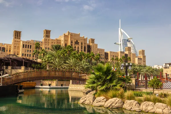 Dubai Vereinigte Arabische Emirate Januar 2020 Blick Vom Madinat Jumeirah — Stockfoto