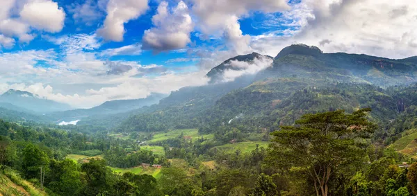Panorama Nature Landscape Ella Summer Day Sri Lanka — Stock Photo, Image