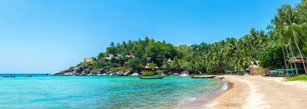 Panorama Sairee Beach Isla Koh Tao Tailandia — Foto de Stock