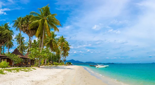 Koh Mook Koh Muk Adasındaki Tropik Plaj Panoraması Tayland — Stok fotoğraf
