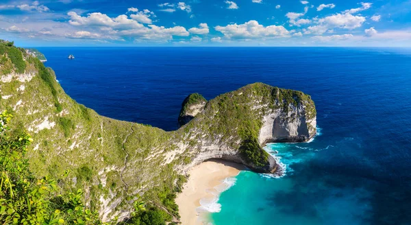 Panorama Kelingking Beach Sur Île Nusa Penida Bali Indonésie — Photo