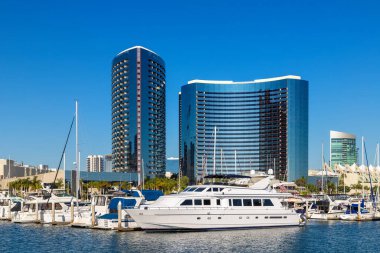 San Diego Körfezi marina bölgesi, California, ABD