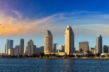 San Diego Körfezi marina bölgesi, California, ABD