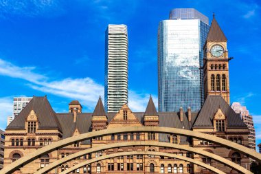 Toronto Eski Belediye Binası güneşli bir günde, Ontario, Kanada