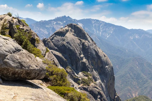 Moro Rock Hanging Rock Sequoia National Park Californien Usa - Stock-foto