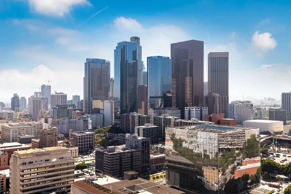 Vista Panorámica Del Centro Los Ángeles California — Foto de Stock