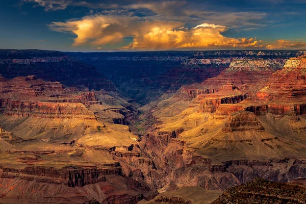 Grand Canyon National Park Zachód Słońca Arizona Stany Zjednoczone Ameryki — Zdjęcie stockowe