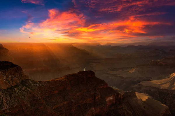 Parque Nacional Del Gran Cañón Powell Point Atardecer Arizona —  Fotos de Stock