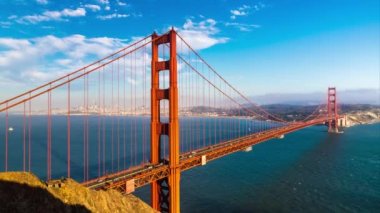 panoramik golden gate Köprüsü san francisco, Kaliforniya, ABD