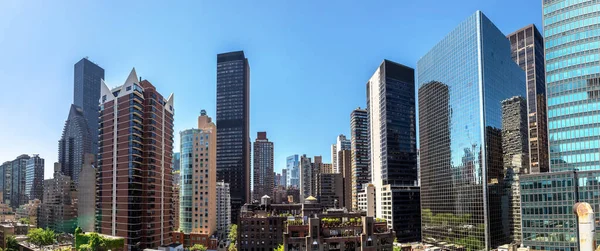 Panorama Centro Manhattan Nova York Eua — Fotografia de Stock