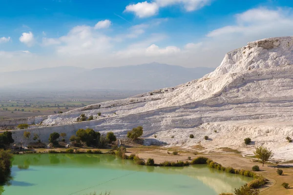 Piscinas Terrazas Travertinas Pamukkale Turquía Hermoso Día Verano — Foto de Stock