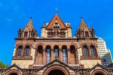Trinity Kilisesi Copley Meydanı'Boston, Massachusetts, ABD