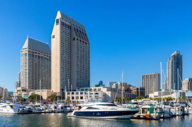 San Diego Körfezi marina bölgesi, California, ABD
