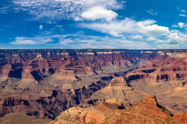 Güneşli bir günde Büyük Kanyon Ulusal Parkı, Arizona, ABD