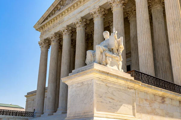 Oberster Gerichtshof Der Vereinigten Staaten Washington Einem Sonnigen Tag Usa — Stockfoto