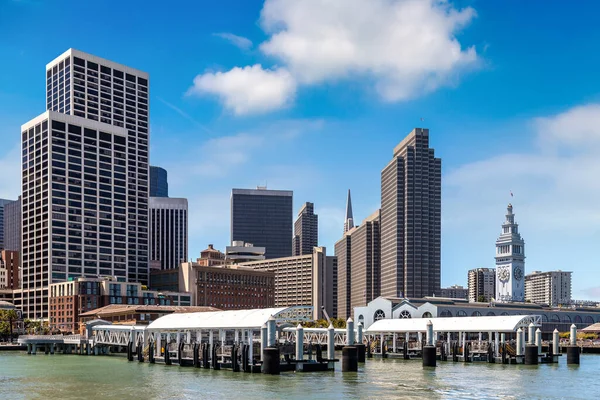 Port San Francisco Panoramiczny Widok Miasto San Francisco Kalifornia Usa — Zdjęcie stockowe