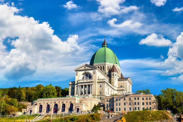 Saint Joseph Oratory Montreal Een Zonnige Dag Quebec Canada — Stockfoto