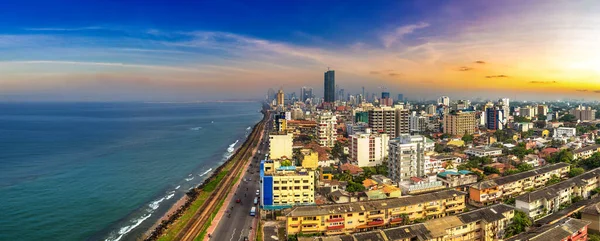 Panoramic Aerial View Colombo Sunny Day Sri Lanka — Stock Photo, Image