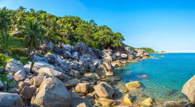Tayland 'ın Koh Tao adasındaki güzel Ao Hin Wong plajı.