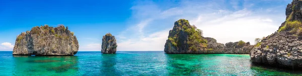 Panorama Koh Haa Islands Thailand Sunny Day — Stock Photo, Image