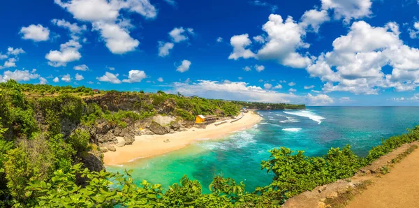 Panorama Von Balangan Beach Auf Bali Indonesien Einem Sonnigen Tag — Stockfoto