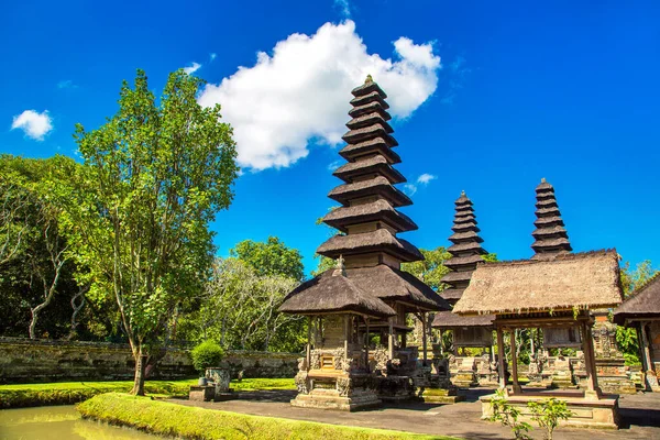 Templo Taman Ayun Bali Indonesia Día Soleado — Foto de Stock