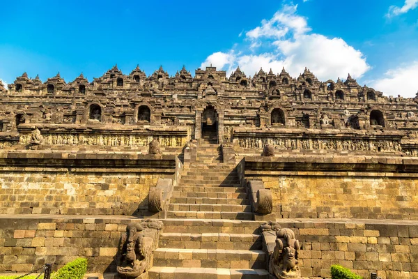 Boeddistische Tempel Borobudur Nabij Yogyakarta Stad Centraal Java Indonesië — Stockfoto