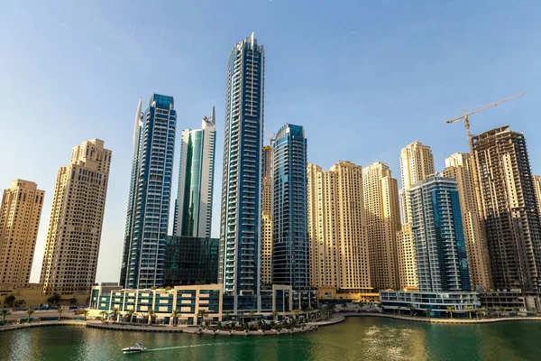 Dubai Marina Einem Sonnigen Tag Dubai Vereinigte Arabische Emirate — Stockfoto