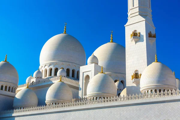 Sheikh Zayed Grand Mosque Abu Dhabi Summer Day Ηνωμένα Αραβικά — Φωτογραφία Αρχείου