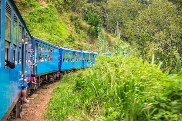 Train Nuwara Eliya Sri Lanka Une Journée Été — Photo