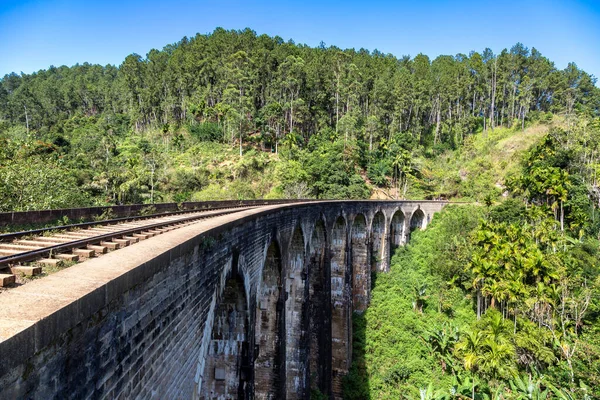 Devět Obloukových Mostů Nuwara Eliya Srí Lanka — Stock fotografie