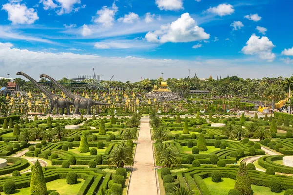 Nong Nooch Jardín Botánico Tropical Pattaya Tailandia Día Soleado — Foto de Stock