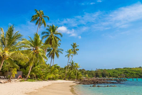 Praia Ilha Koh Kood Tailândia Dia Ensolarado — Fotografia de Stock