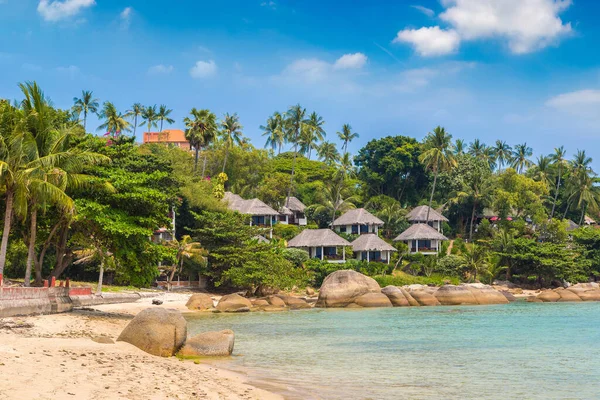 Samui Adası Tayland Daki Güzel Tropikal Plaj — Stok fotoğraf